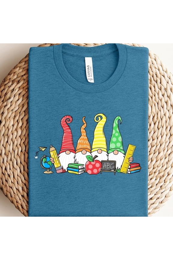 Vintage Gnomies Back To School, Abc School, Gnomies School, First Day Of School, Back To School, Back To School Gift - Perfect Gifts For Everyone