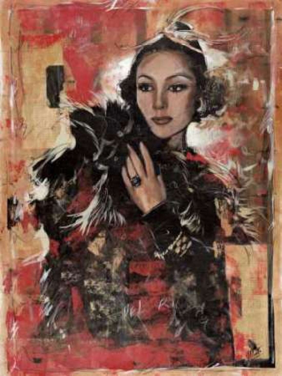 Vintage Goddess I Canvas Art - Marta G Wiley (22 x 28)