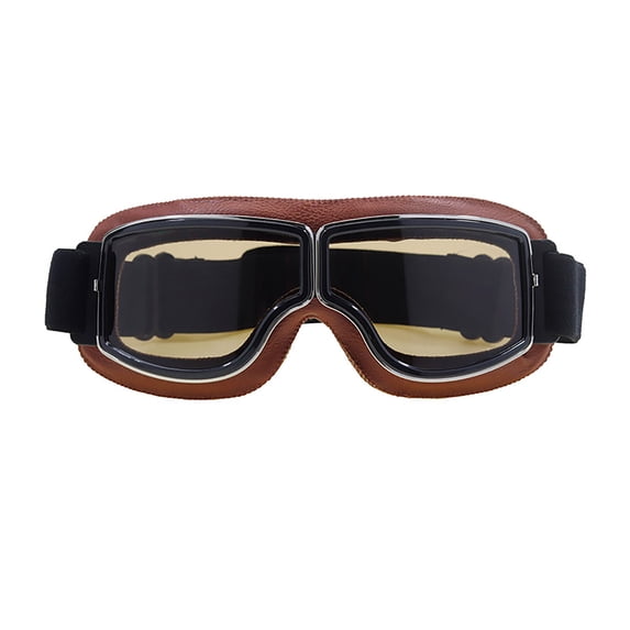Vintage Goggles Motorcycle Windproof Glasses Steampunk Retro Motorbike Motocross Cycling Riding Eyewear