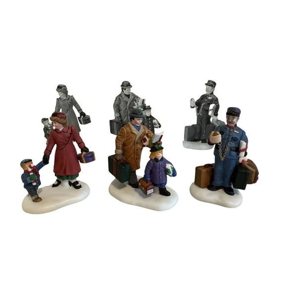Vintage Going Home for the Holidays (Set of 3) Department 56 Heritage Village Accessory 58896