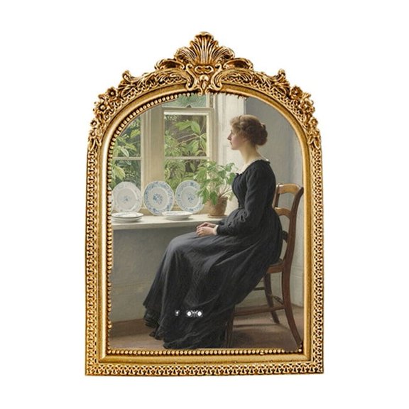 Vintage Gold Handmade Picture Frame: Elegant Home Decor & Perfect present!