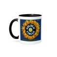 thumbnail image 1 of 3dRose, Vintage Golden Circle Redlands California Crate Label, 11oz Two-Tone Black Mug, 1 of 7