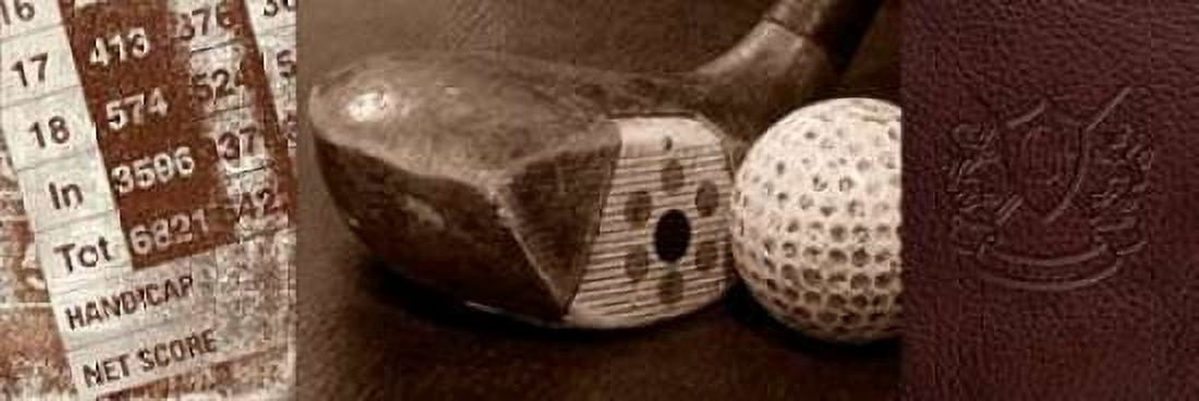 Vintage Golf Canvas Art - Sam Appleman (8 x 24)