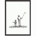 thumbnail image 1 of Vintage Golf Print, Father And Son Print, Nursery Wall Art, Kids Sports Gallery Wall , Matte Canvas Stretched, Posters for Room Bedroom Living Room Bathroom Wall Decor, Posters & Art Prints, Gift., 1 of 7