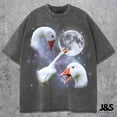 thumbnail image 1 of Vintage Goose 90s Graphic T-Shirt, Goose Lovers Retro Moon Tee, 2000s Nature Moon Alpha Shirt, Nostalgia Unisex Oversize Tee, Goose Party Gift TH150528, 1 of 5