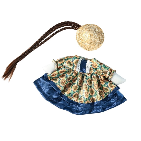 Vintage Goose Outfits Porch Goose Clothes Fits 23" Cement Plastic Goose Statue for Outdoor Garden Lawn Yard Patio Statue Art Decor (Vintage Style)