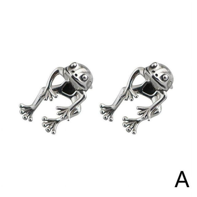 Vintage Gothic Frog Earrings Stud Earring Punk Jewelry Gifts For Women Girl Party Accessories A4E3