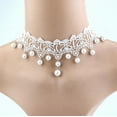 thumbnail image 1 of Vintage Gothic Lace Choker Necklace - Victorian Court Style, Perfect for Women, 1 of 10