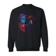 thumbnail image 1 of Vintage Graffiti Alien Sweatshirt Men -Image by Shutterstock, Male 4X-Large, 1 of 4