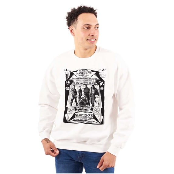Vintage Grand Master Flash Flyer Unisex Plus Size Sweatshirt Brisco Brands 3X