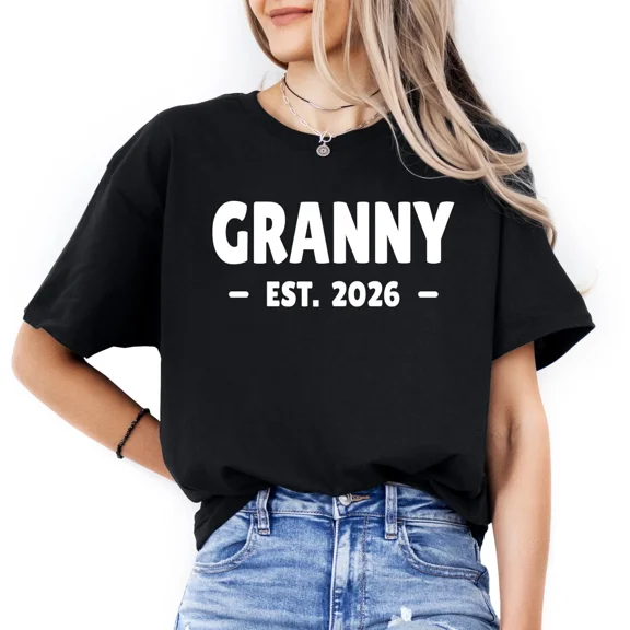 Vintage Granny Est T-Shirt New Nana Grandma Gigi Gift Mothers Day Baby Shower Shirt - Perfect Gifts For Everyone