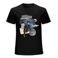 thumbnail image 1 of Vintage Graphic Men’s T-Shirt 100% Cotton Casual Short Sleeve Tops Gift Tee Black L, 1 of 5