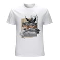 thumbnail image 1 of Vintage Graphic Men’s T-Shirt 100% Cotton Casual Short Sleeve Tops Gift Tee White 3XL, 1 of 5