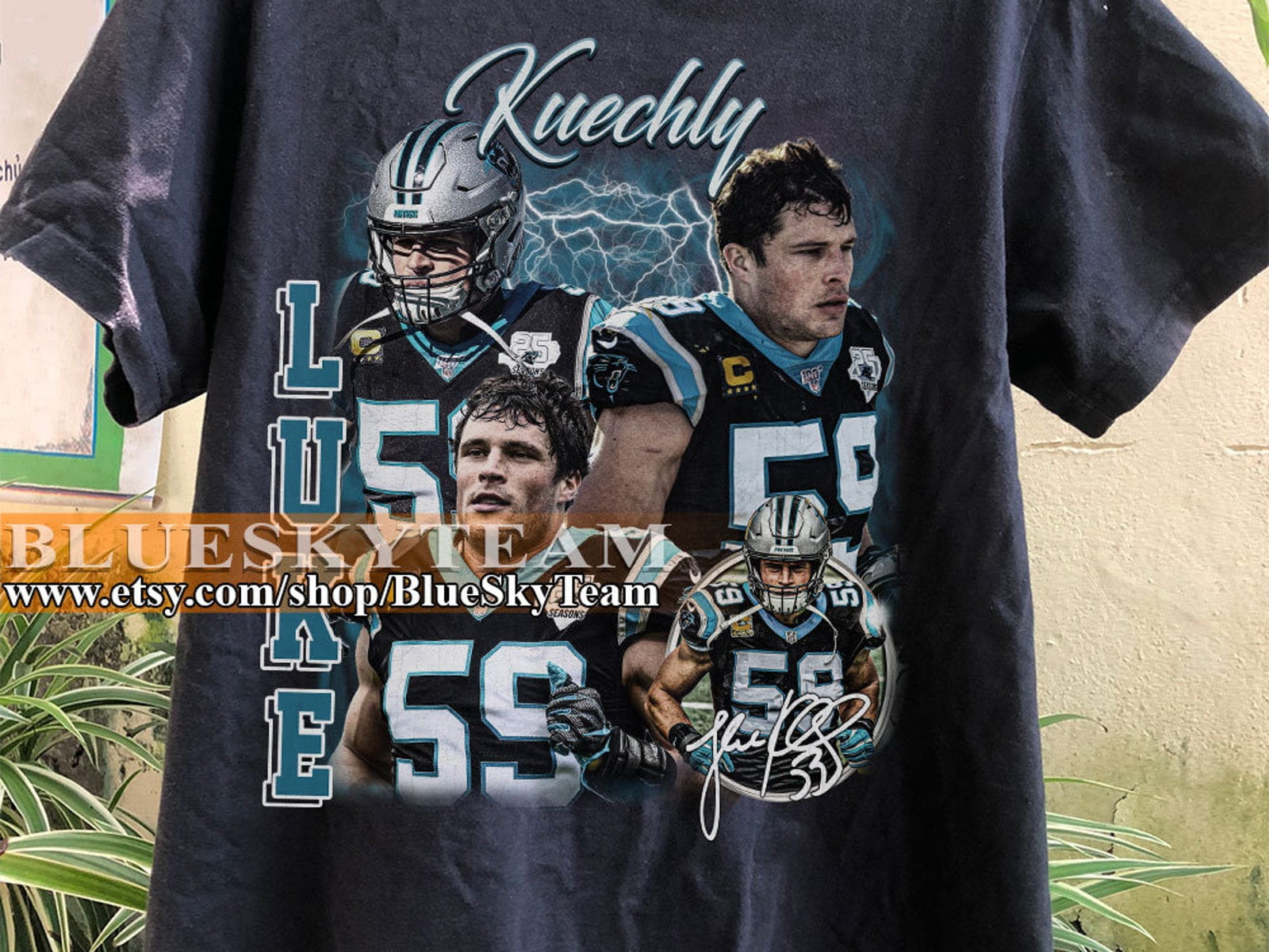 Luke kuechly women's t shirt deals