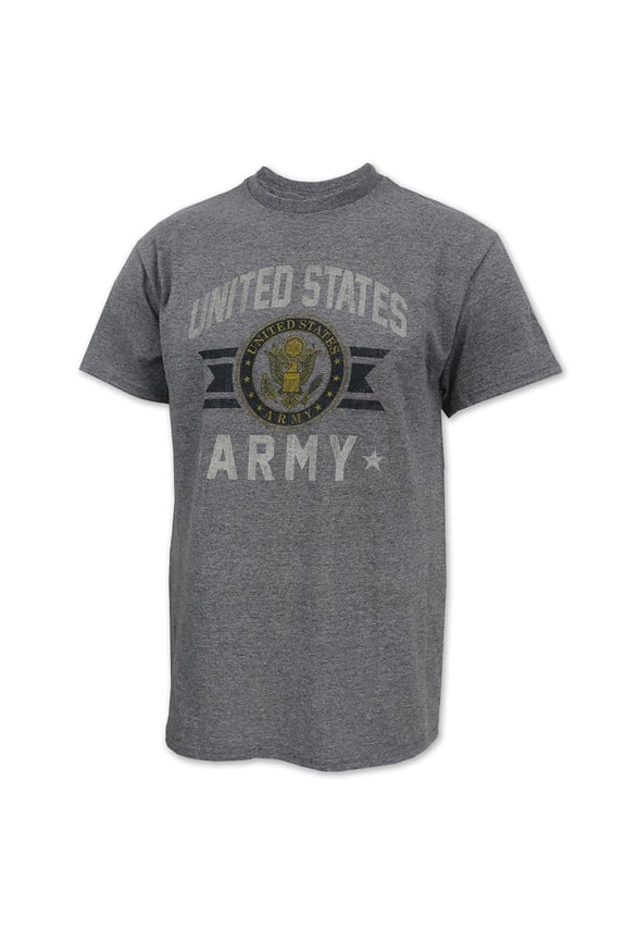 Vintage Gray US Army Graphic T-Shirt - Official Licensed United States Army Apparel for Men