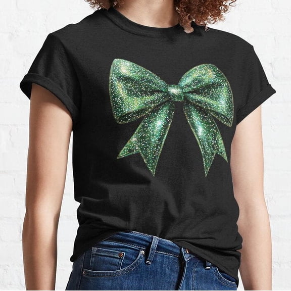 Vintage Green Big Bow