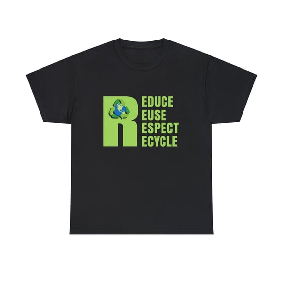 Vintage Green Environment Symbol Novelty Earth Day Environmental Mens Tshirts for Men Big and Tall