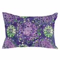 thumbnail image 1 of Vintage Green Flower Ombre Botanical Throw Pillow Cover, Pillowcase Protectors with Zipper, Breathable Decorative Lumbar Pillow Case Cover, Pillow Shams for Couch Sofa 12x20Inch, 1 of 7