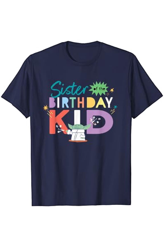 Vintage Grogu Mandalorian Toon Sister of the Birthday T-Shirt S-5XL - Trending Birrthday Tee Gifts Vintage Tee -Birthday Gifts