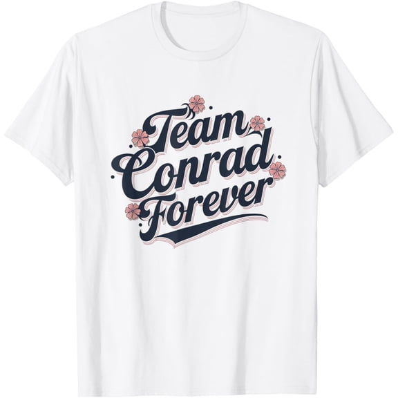 Vintage Groovy Flower Power Vibe Retro Team Conrad Forever T-Shirt, F921 Sweatshirt All Size S-5XL