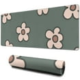 thumbnail image 1 of Vintage Groovy Flowers Desk Mat: Perfect Blend of Style & Functionality! Extended Gaming Mouse Pad for Smooth Office Work & Gaming, Large Mousepad with Non-Slip Rubber Base - 31.5x11.8 inches, 1 of 7