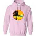 thumbnail image 1 of Vintage Groovy Summer Vibes Retro Sunshine Vacation Graphic Hoodie, 1 of 3