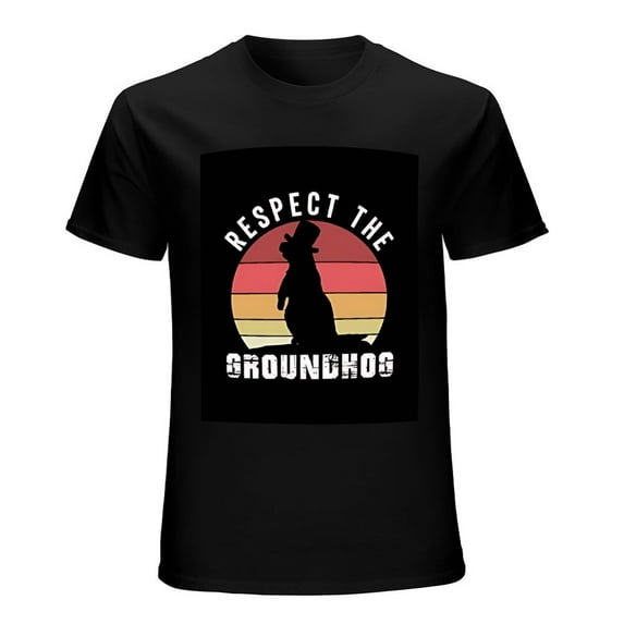 Vintage Groundhog Day Tee for Men - Show Your Respect