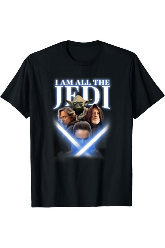 Vintage Group I Am All The Jedi T-Shirt S-5XL - Trending Birrthday Tee Gifts Vintage Tee -Birthday Gifts
