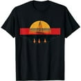 thumbnail image 1 of Vintage Grunge Artistic Sailboat Sunset Painting Sailing T-Shirt, 1 of 5