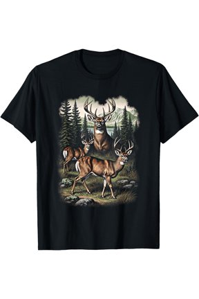 Vintage Grunge Deer Retro Graphic 90s Style Design T-Shirt, Unisex T-Shirt