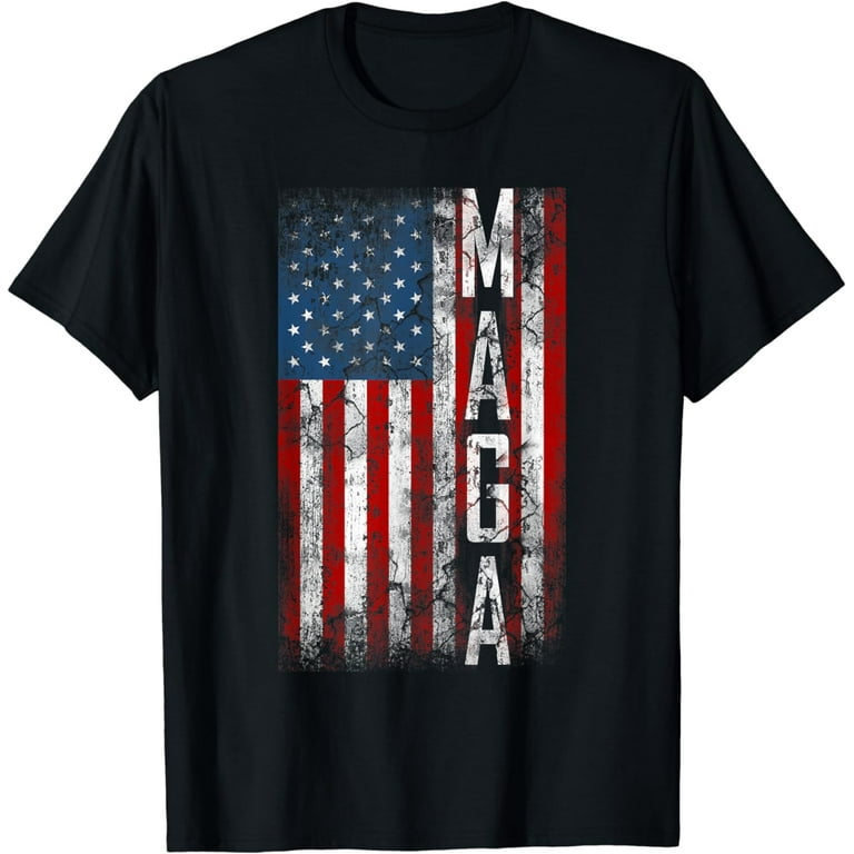 Vintage Grunge Maga American Flag T-Shirt Gift Vintage Grunge Maga American Flag T-Shirt Gift