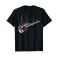 thumbnail image 1 of Vintage Guitar - American US Flag Men Women T-Shirt, 1 of 5