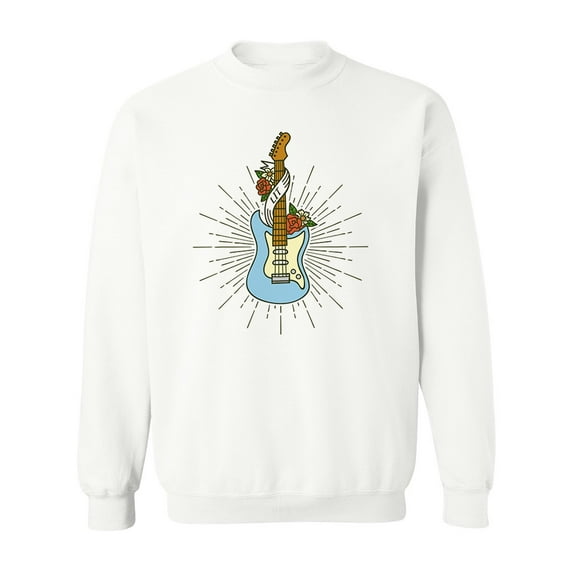 Vintage Guitar Design. Sweatshirt Men -Image by Shutterstock, Male 4X-Large