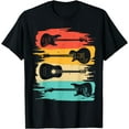 thumbnail image 1 of Vintage Guitar Gift For Men Women Music Band Guitarist Stuff T-Shirt mens t shirt，black，women，funny，misfits，men，journey, 1 of 4