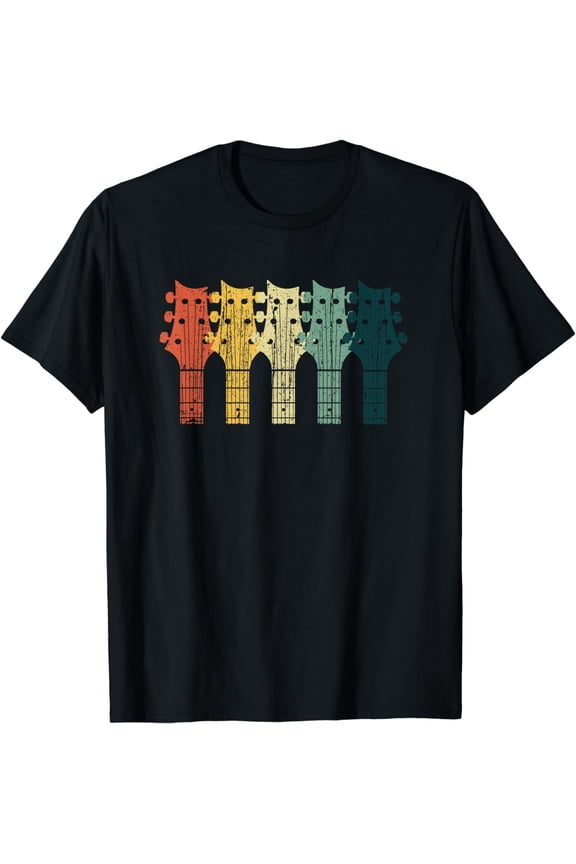 Vintage Guitar Gift For Men Women Music Band Guitarist Stuff T-Shirt