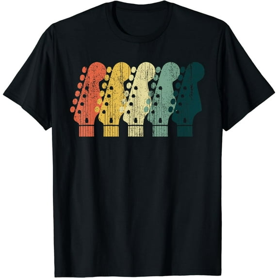 Vintage Guitar Gift For Men Women Music Band Guitarist Stuff T-Shirt