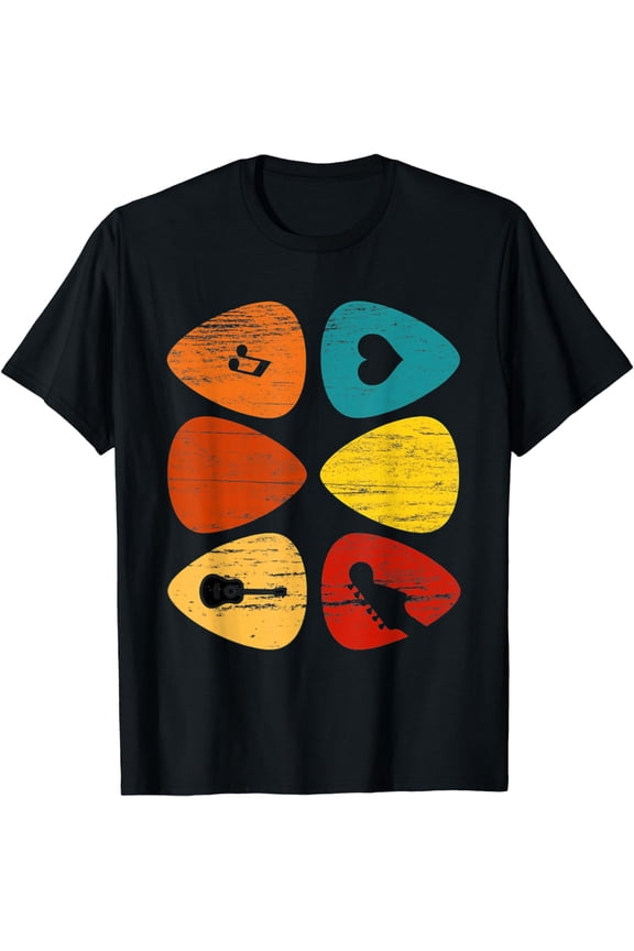 Vintage Guitar Gift For Men Women Music Band Guitarist Stuff T-Shirt