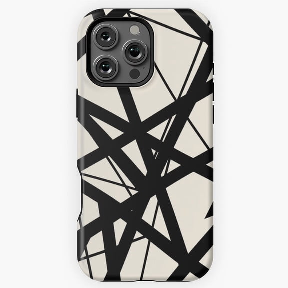 Vintage Guitar Stripe Inspired Case for iPhone 17 16 15 14 13 12 11 Pro Max