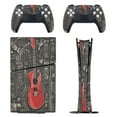 thumbnail image 1 of Vintage Guitar With Wings PS5/PS5 Pro/PS5 Slim Digital Disc Skin Sticker For Console And Controller Skins, 1 of 7