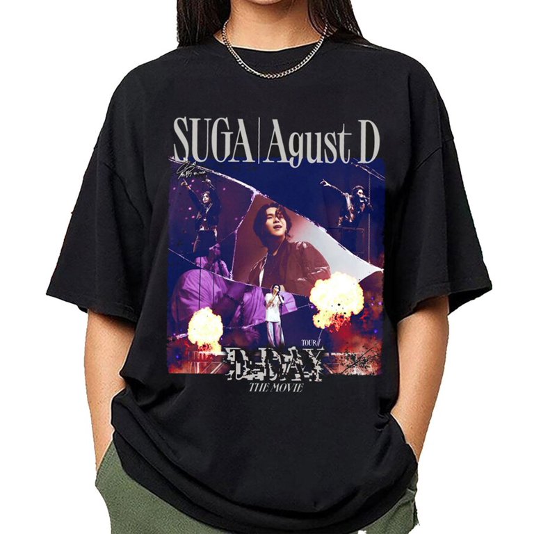 【US限定】D-DAY Tour Merch Sweatshirt Suga Agust D Hoodie Medium D-Day Tour (Sealed) 2023 Official