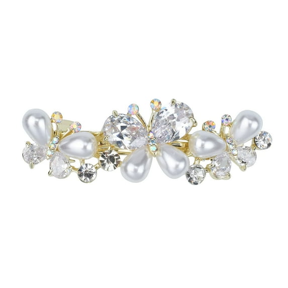 Vintage Hair Barrettes, Decorative Hair Clips French Pearl Barrettes, Hair Pins Hair Accessories for Women Girls