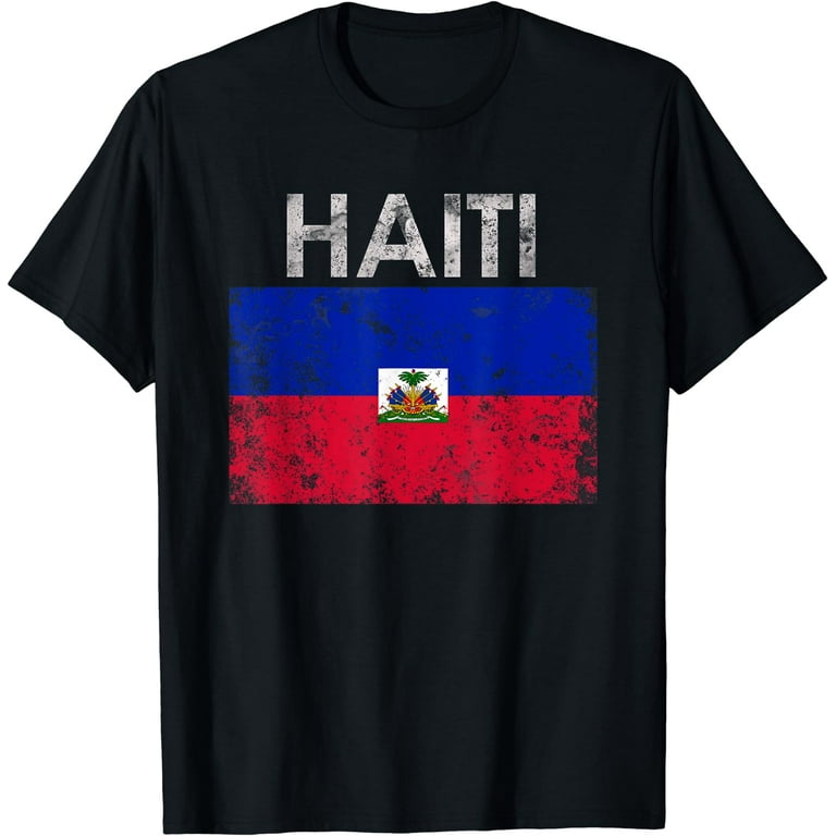 Vintage Haiti Haitian Flag Pride Gift T-Shirt Vintage Haiti Haitian Flag Pride Gift T-Shirt
