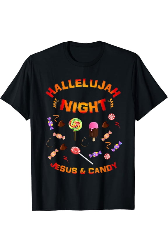 Vintage Hallelujah Night Religious Halloween Alternative Celebration T-Shirt Best Birthday Gifts