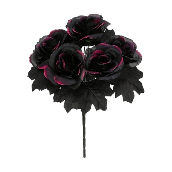 Vintage Halloween Artificial Fall Floral Pick, Indoor Outdoor Halloween Decorations for Autumn Holiday Home Party Display