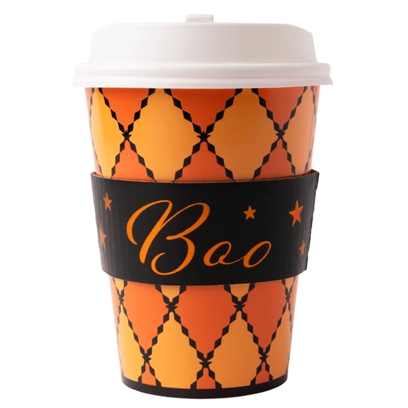 Vintage Halloween Boo Hot Cups