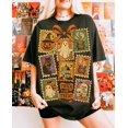 thumbnail image 1 of Vintage Halloween Cat Ghost Shirt, Girly Preppy Fall Shirt, Trendy Spooky Season Tee, Cute Halloween Aesthetic Shirt, Spooky Mama Shirt, 1 of 5