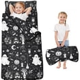 thumbnail image 1 of Vintage Halloween Elements Pattern Toddler Nap Mats for Kids Preschool,50"x20" Sleeping Mat Bag or Kids,Toddler Sleeping Bag,Toddler Nap Mat or Daycare, 1 of 6