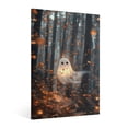 thumbnail image 1 of Vintage Halloween Ghost Canvas Wall Art Painting, Retro Horror Creepy Dark Poster, Halloween Gothic Artwork Picture Print Decor, Spooky Ghost Wall Decor for Living Room Bedroom Party Framed, 1 of 8