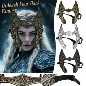 Vintage Halloween Masquerade Mask with Half Mask Style and Gothic Wing Design, Halloween Party Supplies for Adults with Mask for Masquerade Party, Party Favor Toys and Gift for