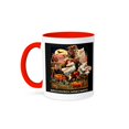 thumbnail image 1 of 3dRose, Vintage Halloween Nightmare, 15oz Two-Tone Red Mug, 1 of 7
